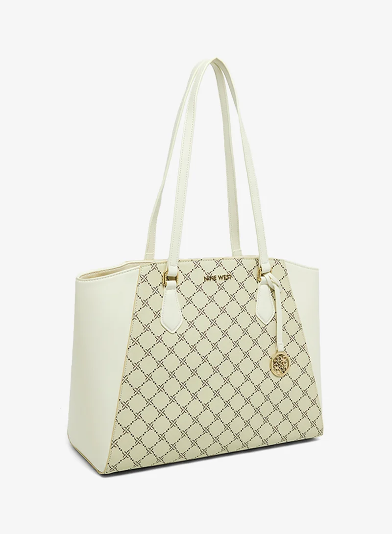 NINE WEST  Top Handle Logo Detail Tote for Women | Best Price UAE